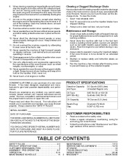 Poulan Pro Owners Manual, 2008 page 3