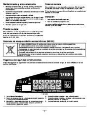 Toro 51594 Ultra Blower/Vacuum Owners Manual, 2010, 2011, 2012, 2013, 2014 page 30
