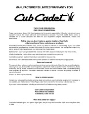 MTD Cub Cadet 1345 SWE 45-Inch Snow Blower Owners Manual page 28