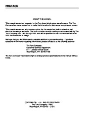 Toro 38428, 38429, 38441, 38442 Toro CCR 2450 and 3650 Snowthrower Service Manual, 2001 page 4