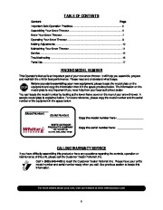 MTD White Outdoor 31AH7Q3G190 Snow Blower Owners Manual page 2