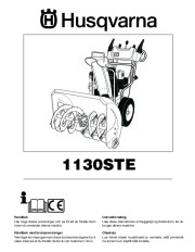 Husqvarna 1130STE Snow Blower Owners Manual, 2004,2005,2006,2007,2008,2009,2010,2011 page 1