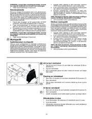 Husqvarna 1130STE Snow Blower Owners Manual, 2004,2005,2006,2007,2008,2009,2010,2011 page 31