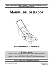 MTD 41M Series Push Lawn Mower Mower Owners Manual page 31