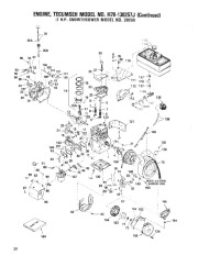 Toro 38040 524 Snowthrower Parts Catalog, 1985 page 20