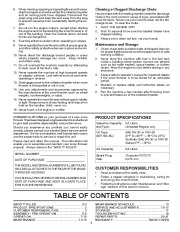 Poulan Pro Owners Manual, 2007 page 3