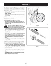 Craftsman C459-52833 Craftsman 45-Inch Large Frame Steerable Snow Thrower Owners Manual page 10