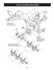 Craftsman C459-52833 Craftsman 45-Inch Large Frame Steerable Snow Thrower Owners Manual page 30