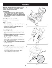 Craftsman C459-52833 Craftsman 45-Inch Large Frame Steerable Snow Thrower Owners Manual page 7