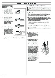 Husqvarna 336 Chainsaw Owners Manual, 2003 page 14