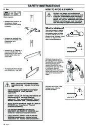 Husqvarna 336 Chainsaw Owners Manual, 2003 page 16