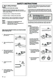 Husqvarna 336 Chainsaw Owners Manual, 2003 page 20