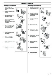 Husqvarna 336 Chainsaw Owners Manual, 2003 page 33