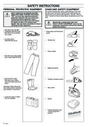 Husqvarna 336 Chainsaw Owners Manual, 2003 page 4