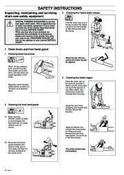 Husqvarna 336 Chainsaw Owners Manual, 2003 page 8