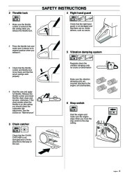 Husqvarna 336 Chainsaw Owners Manual, 2003 page 9