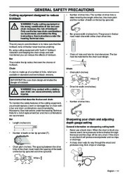 Husqvarna T435 Chainsaw Owners Manual, 2008,2009 page 11