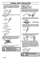 Husqvarna T435 Chainsaw Owners Manual, 2008,2009 page 12