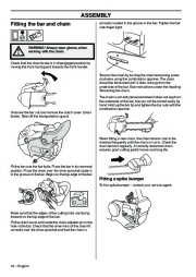 Husqvarna T435 Chainsaw Owners Manual, 2008,2009 page 16