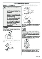 Husqvarna T435 Chainsaw Owners Manual, 2008,2009 page 19