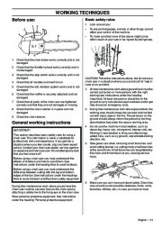 Husqvarna T435 Chainsaw Owners Manual, 2008,2009 page 21