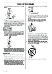 Husqvarna T435 Chainsaw Owners Manual, 2008,2009 page 22