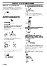 Husqvarna T435 Chainsaw Owners Manual, 2008,2009 page 8