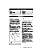 Ariens Sno Thro 938017 SS522EC 938018 SS722EC 938019 SS522 938117 SS522EC Snow Blower Owners Manual page 2
