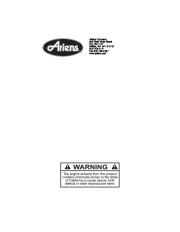 Ariens Sno Thro 938017 SS522EC 938018 SS722EC 938019 SS522 938117 SS522EC Snow Blower Owners Manual page 22