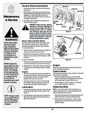 MTD L Style Snow Blower Owners Manual page 12