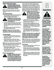 MTD L Style Snow Blower Owners Manual page 9