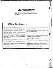 Simplicity 8 HP 805 Two Stage Snow Away Snow Blower Owners Manual page 2
