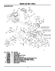 Ariens Sno Thro 921011 12 13 14 15 16 17 18 19 20 921311 Deluxe Track Platinum Snow Blower Parts Manual page 4