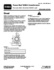 Toro 38635 Instrukcja Obsługi, 2007 page 1