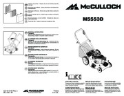 McCulloch M5553D Lawn Mower Owners Manual page 1