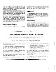 Simplicity 421 42-Inch Rotary Snow Blower Owners Manual page 5