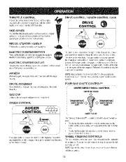 Craftsman 247.887900 Craftsman 28-Inch Snow Thrower Owners Manual page 13