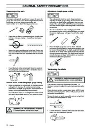 Husqvarna 334T 338XPT Chainsaw Owners Manual, 2005,2006,2007,2008,2009 page 12