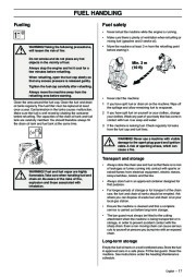 Husqvarna 334T 338XPT Chainsaw Owners Manual, 2005,2006,2007,2008,2009 page 17