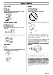 Husqvarna 334T 338XPT Chainsaw Owners Manual, 2005,2006,2007,2008,2009 page 29