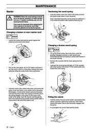 Husqvarna 334T 338XPT Chainsaw Owners Manual, 2005,2006,2007,2008,2009 page 30