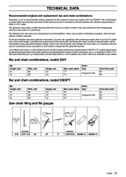 Husqvarna 334T 338XPT Chainsaw Owners Manual, 2005,2006,2007,2008,2009 page 35