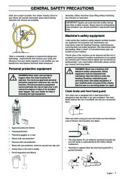 Husqvarna 334T 338XPT Chainsaw Owners Manual, 2005,2006,2007,2008,2009 page 7