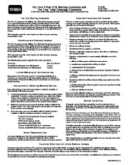 Toro 38583, 38584 Toro Power Clear Snowthrower Owners Manual, 2010 page 20