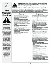 MTD 2B5 295 E2B5 E295 Snow Blower Owners Manual page 4