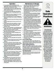 MTD 2B5 295 E2B5 E295 Snow Blower Owners Manual page 5