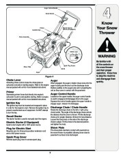 MTD 2B5 295 E2B5 E295 Snow Blower Owners Manual page 7