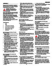 Murray 627804X5A Snow Blower Owners Manual page 13