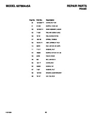 Murray 627804X5A Snow Blower Owners Manual page 35