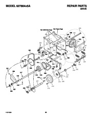 Murray 627804X5A Snow Blower Owners Manual page 36